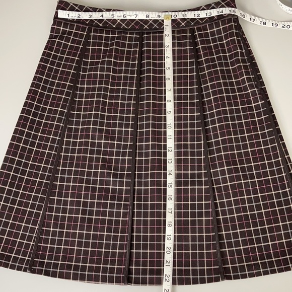 New York City Design Co. Brown Plaid Skirt - Picture 8 of 9